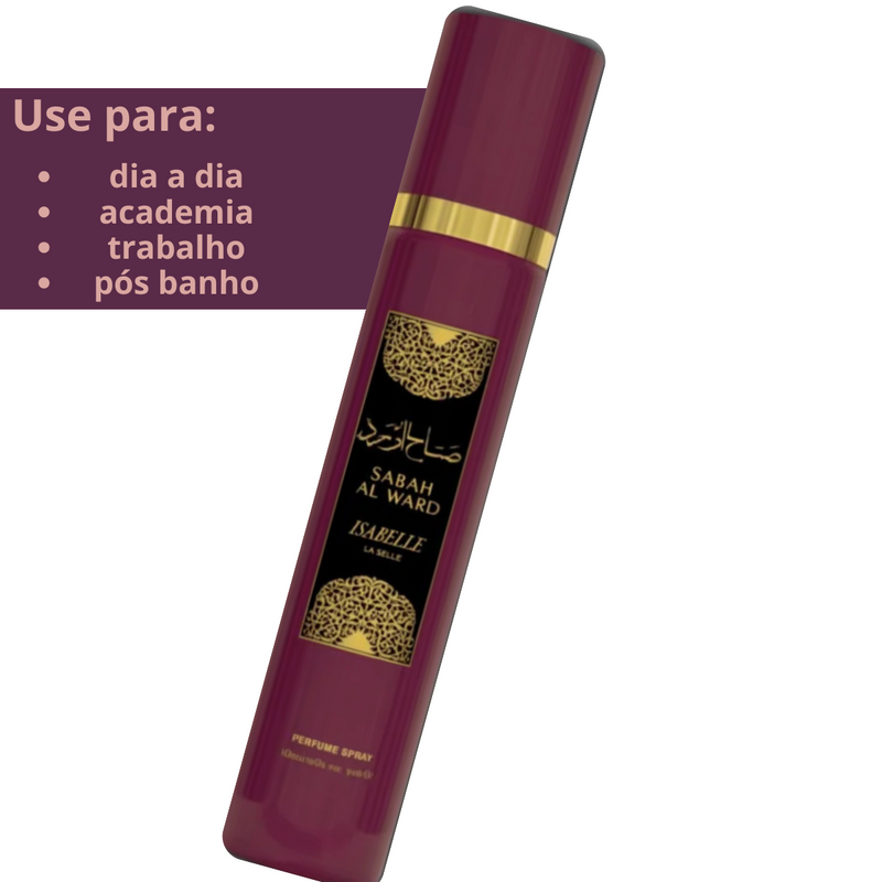 Body Splash Sabah Al Ward 300ml Perfume Árabe Alta Fixação
