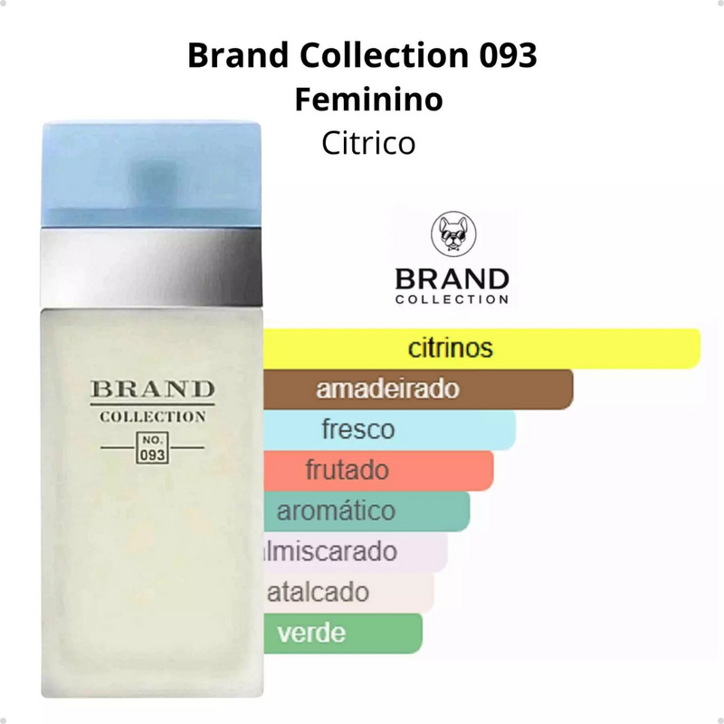 Brand Collection No. 093 Feminino Insp. Light Dream Blue D&G 25ml