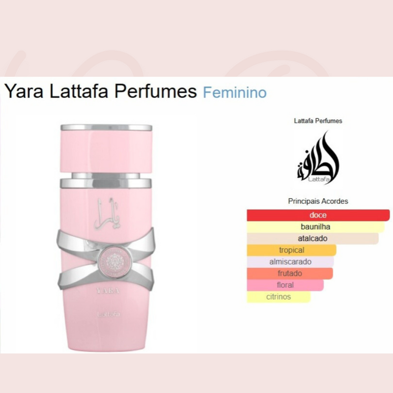 Yara Lattafa 100ml Feminino