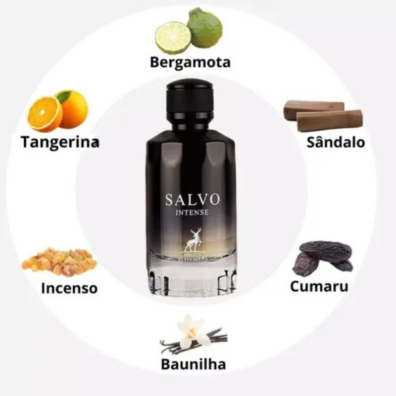 Salvo Intense Maison Alhambra Masculino 100ml