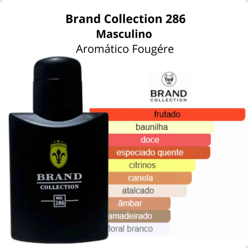 Brand Collection No 286 Masculino 25ml Insp Ferrari Black