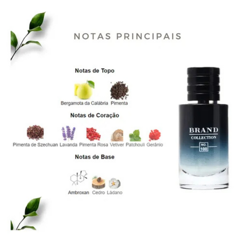 Brand Collection No 100 Masculino 25ml Insp Sauvage