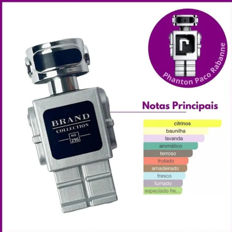 Brand Collection 296 Masculino 25ml - Insp. Phantom