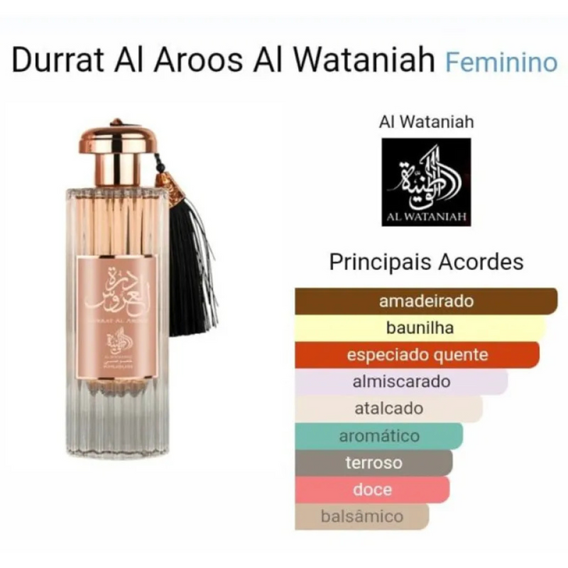 Durrat al Aroos - Al Wataniah 85ml Feminino
