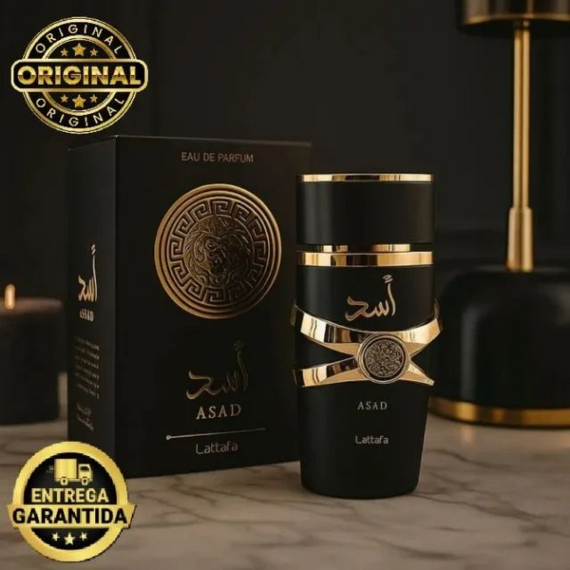 Asad Black Lattafa 100ml Masculino