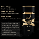 Asad Black Lattafa 100ml Masculino