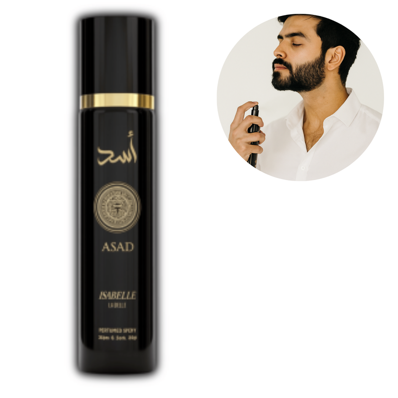 Body Splash Asad Black Árabe 300ml Masculino Alta Fixação