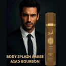 Body Splash Asad Bourbon 300ml Árabe Masculino Alta Fixação