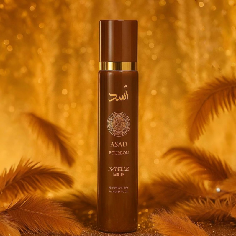 Body Splash Asad Bourbon 300ml Árabe Masculino Alta Fixação