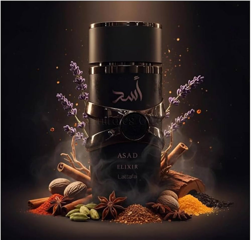Asad Elixir Eau De Parfum Lattafa 100 Ml Masculino