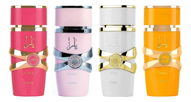 kit 4 Perfumes Lattafa Yara Eau De Parfum 25 ml Feminino