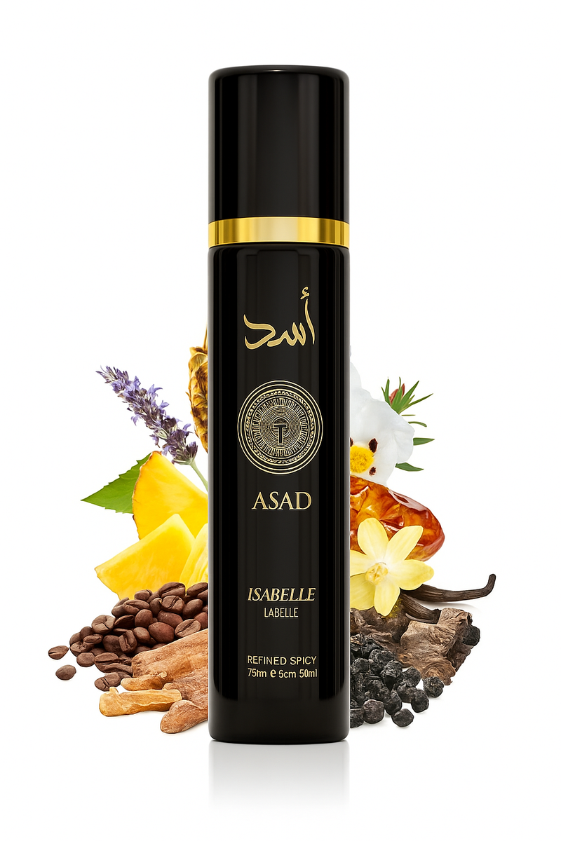 Body Splash Asad Black Árabe 300ml Masculino Alta Fixação