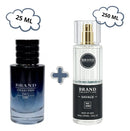 Kit Perfume Brand Collection 100 + Body Splash Masculino Edp - Insp Sauvage