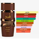 Asad Bourbon Lattafa - Masculino 100ml