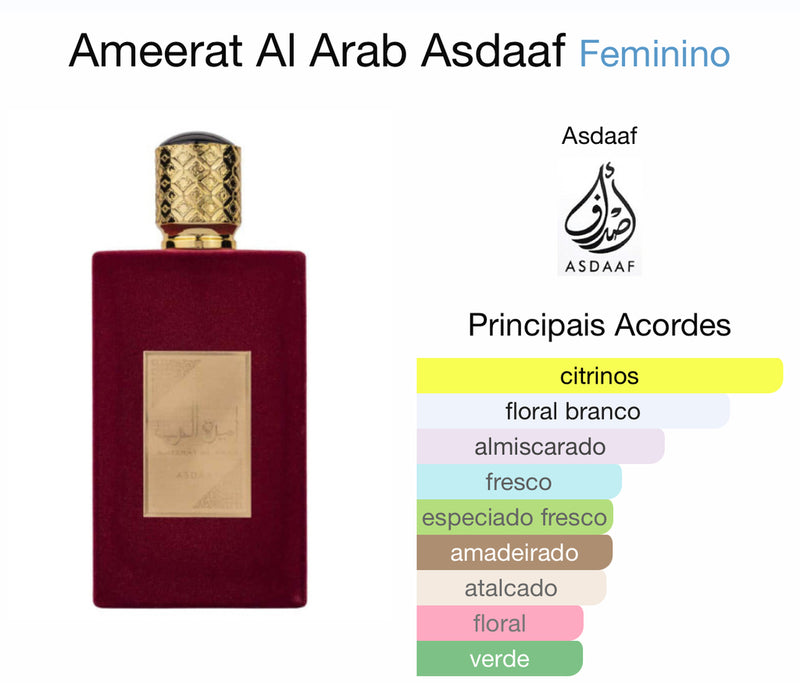 Ameerat Al Arab Asdaaf 100ml Feminino