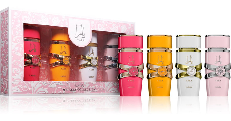 kit 4 Perfumes Lattafa Yara Eau De Parfum 25 ml Feminino